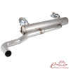 Stainless steel performance exhaust with original style outlet diameter 42mm for T2 8/71-8/79
