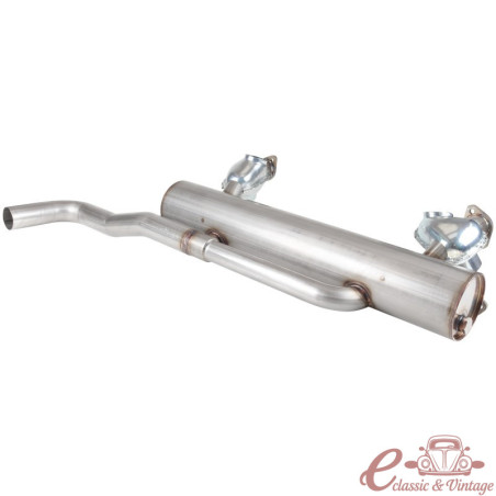 Escapament d'alt rendiment d'acer inoxidable amb sortida d'estil original de 42 mm de diàmetre per a T2 8/71-8/79