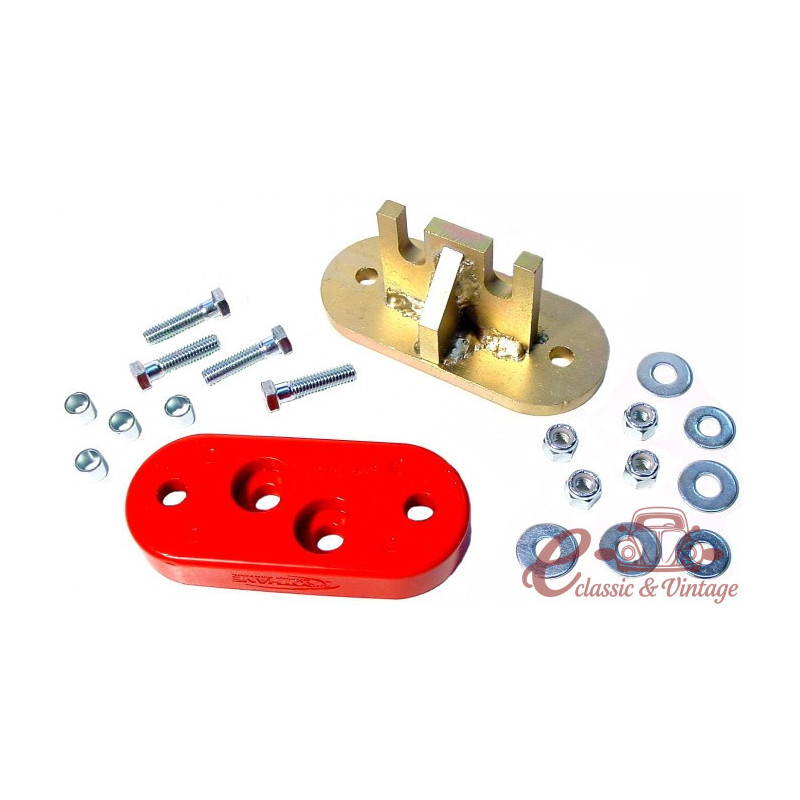 kit d'adaptation de boite -7/71 sur chassis 7/71- (vendu avec silentbloc de nez de boite uréthane)