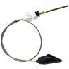 Cable de fre de mà davanter des de la palanca fins a la barra de remolc posterior amb guia i funda protectora T4 9/1990-7/1997 9