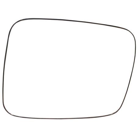 Vidre de retrovisor lateral esquerre pla (no convex), per a retrovisor lateral elèctric T4 9/1990-6/2003