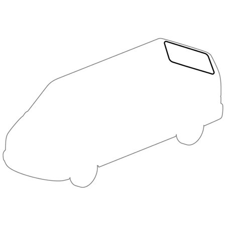 Joint de vitre de hayon arrière T4