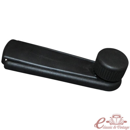 Manivela de finestra negra amb tapa i cargol T4 9/1990-1/1995