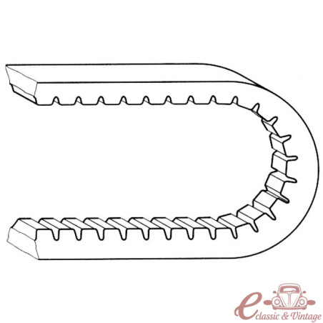 Alternator belt AVX13x1125mm for T4 2400cc Diesel AAB 8/92-12/94