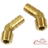 Conjunto de 2 conectores de cotovelo 30 ° 1/2 "macho