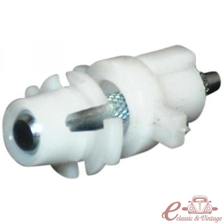 Rectangular front headlight central upper adjustment screw