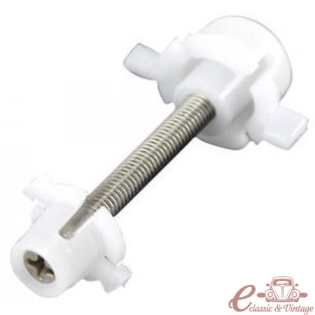 Rectangular headlight upper right adjustment screw
