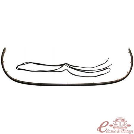 Chrome rear bumper molding for Porsche 356 B/C