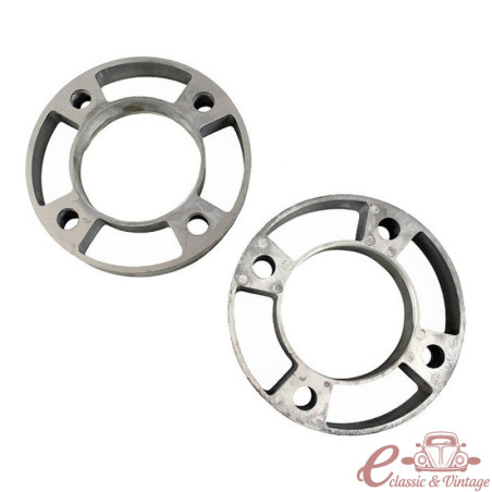 Set of 2 spacer washers 25mm 4X130