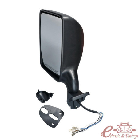 Left-hand CONVEX electric exterior mirror for T25
