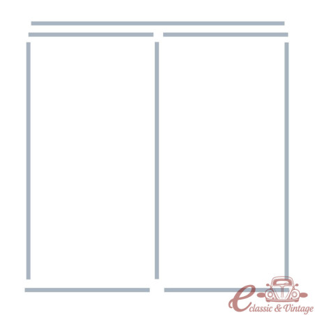 Complete side door seal kit (9 pieces) T2-67