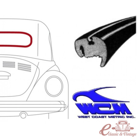 Junta finestra del darrere calç look cabriolet 8 / 75- WCM