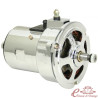 Chrome reproduction alternator 12 Volts 60A 9/74- (internal regulator)
