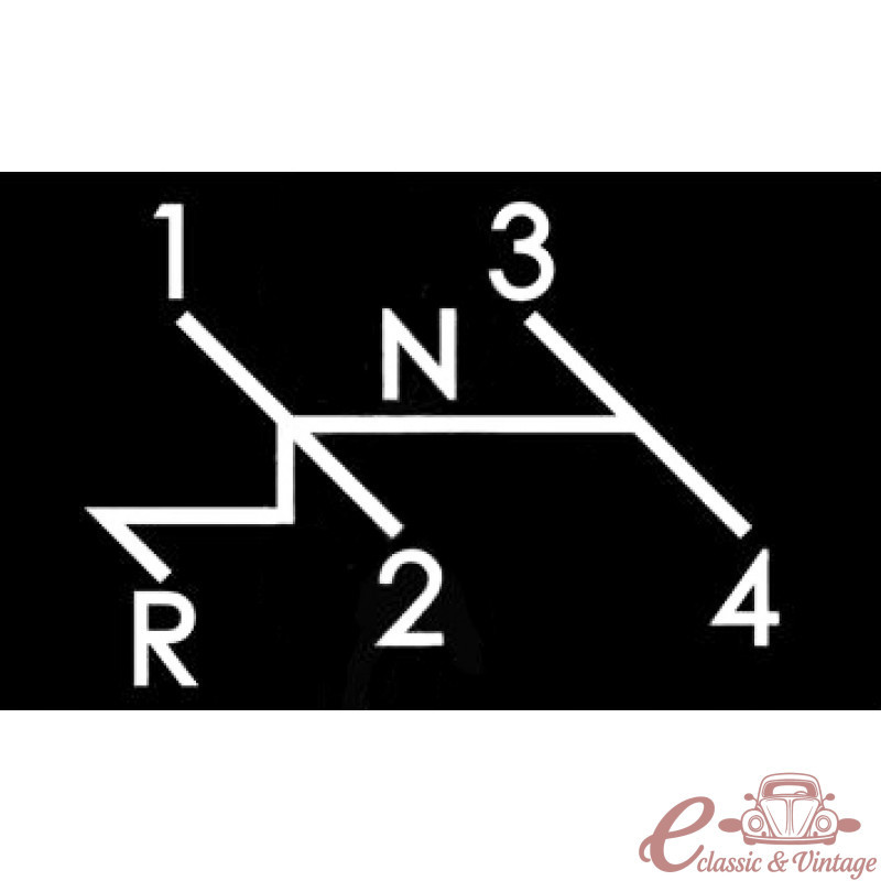 autocollant vitesses sur cendrier