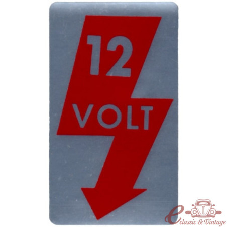 Adesivo do pilar da porta 12V