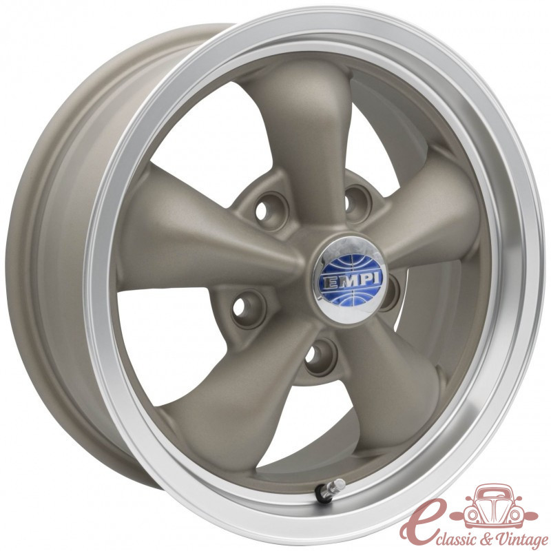 Jante EMPI 5 x 130 Torque Star II 6x15'' (ET 36) com textura jateada e acabamento em bronze "magnético".