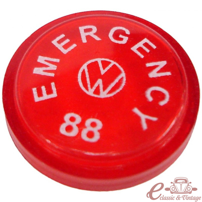 Pastilla de boton de luces de averia  7/67- excepto 1303