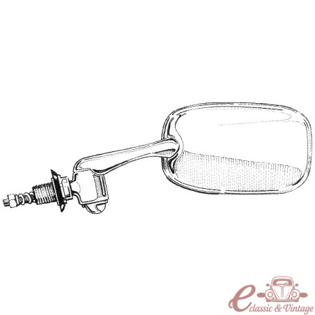 Retrovisor cromat esquerra 8/67-