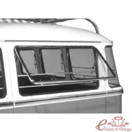 rear safari glass kit 50-54 and pick-up 52-66 in white frame