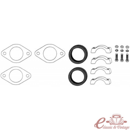 exhaust gasket and pipe kit 1.6 CT 5/79-12/82