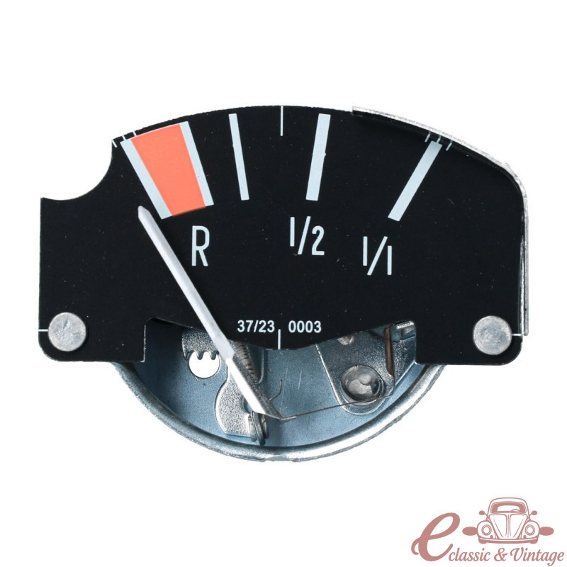 Indicador de nivel de combustible con fondo negro para VOLKSWAGEN Combi Bay Window (08/75-07/79)