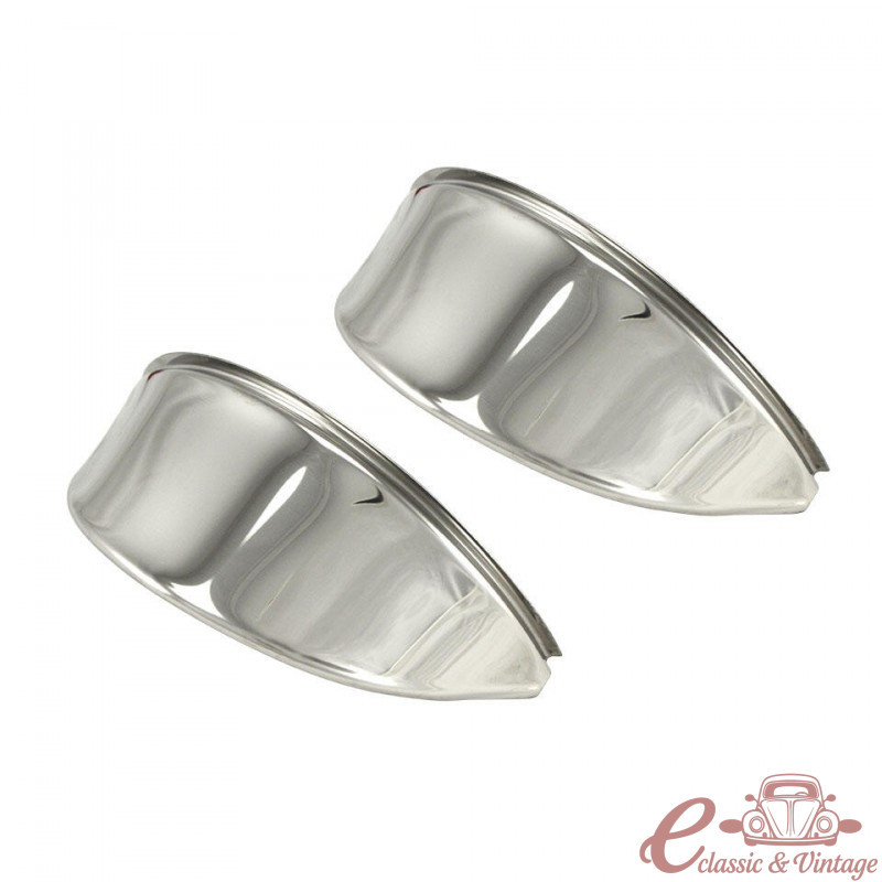 Viseras de faro inox 68-