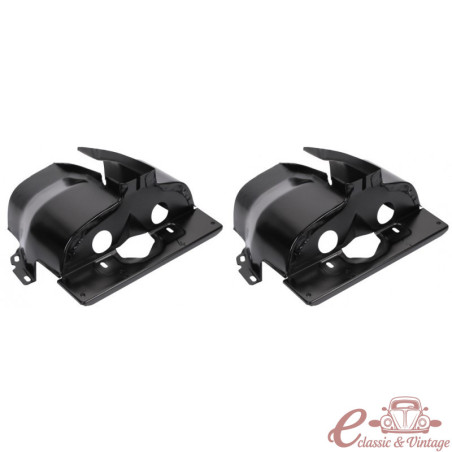 set de 2 couvres cylindres noirs simple admission