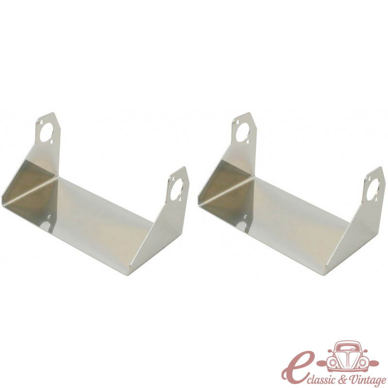 Set de 2 chapas de protección de tubos  de guias de balancines 