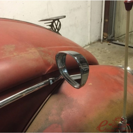 Set of 2 “HOODED” fin molding mirrors