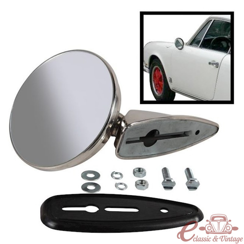 Retrovisor exterior redondo para  Porsche 356 C, 912  y 911 2.0