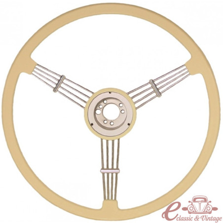 Diâmetro do volante BANJO branco 15 1/2 "