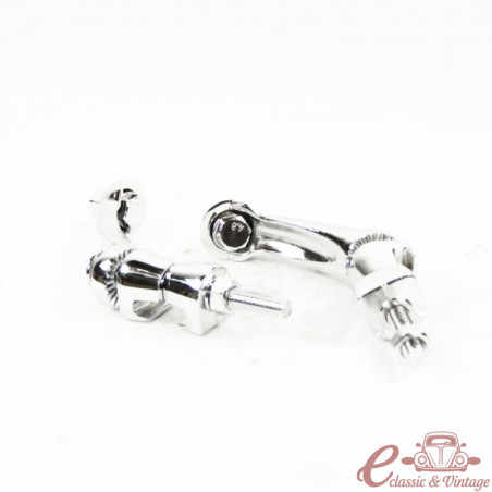 Set of 2 chrome fog light brackets