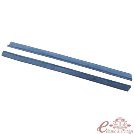 Set of two rear glass glass guide gaskets cabriolet 50-79