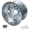SPRINTSTAR chrome/black steel rim 8x15" 5 x 205 (ET 0)