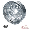 Jante SPRINTSTAR cromada/preta em aço 4,5x15" 5 x 205 (ET 34)
