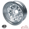 SPRINTSTAR chrome/black steel rim 5.5x15" 5 x 205 (ET 25)