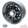 SPRINTSTAR chrome/black steel rim 5.5x15" 5 x 205 (ET 25)