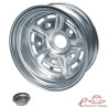 SPRINTSTAR chrome/black steel rim 5.5x15" 5 x 205 (ET 34)