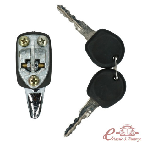 Fecho cromado do capô traseiro T1 8/64-7/66 e T2 1966