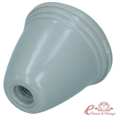 Bouton d'interrupteur de phares en bakélite gris 5mm