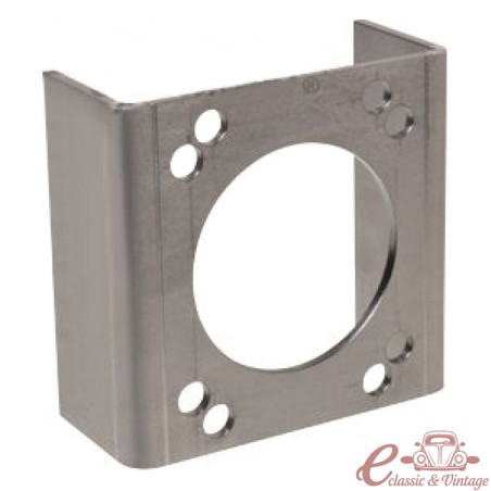 Steel mounting plate to be welded onto the front axle for servo brake adaptation