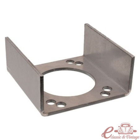 Platine acier à souder sur train avant pour adaptation servo-frein