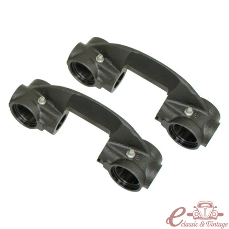 Conjunto de 2 suportes de veio de pivot forjados, esquerdo e direito -7/65