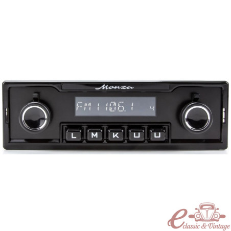 Complete MONZA front panel (specific front panel + display + 2 sets of buttons)