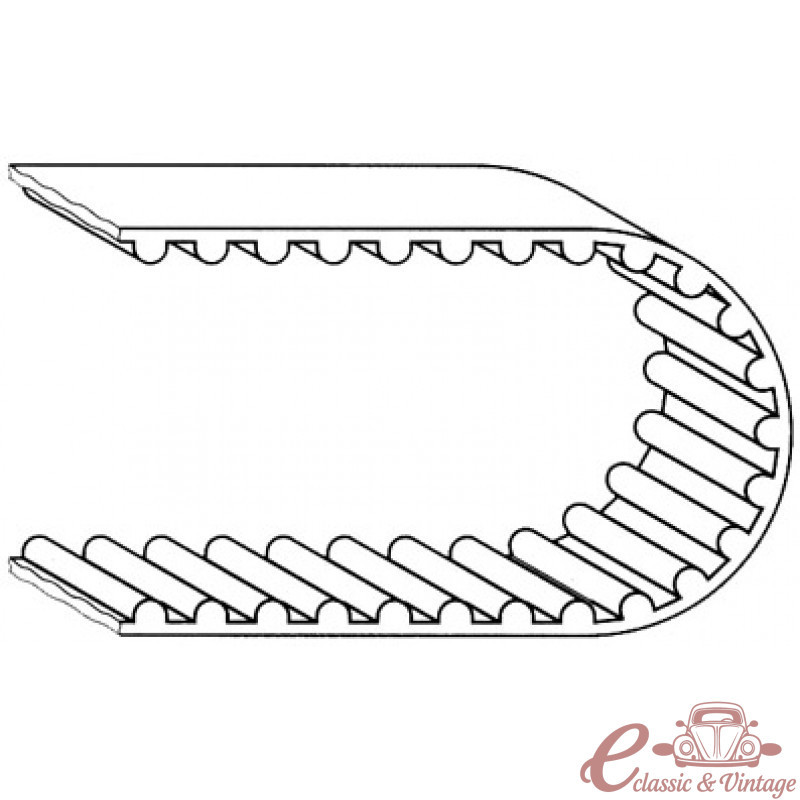 Timing belt (for GTI and INJECTION) 2/86-10/91 1.8