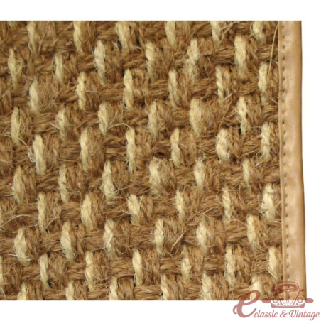 Set of 4 beige mats