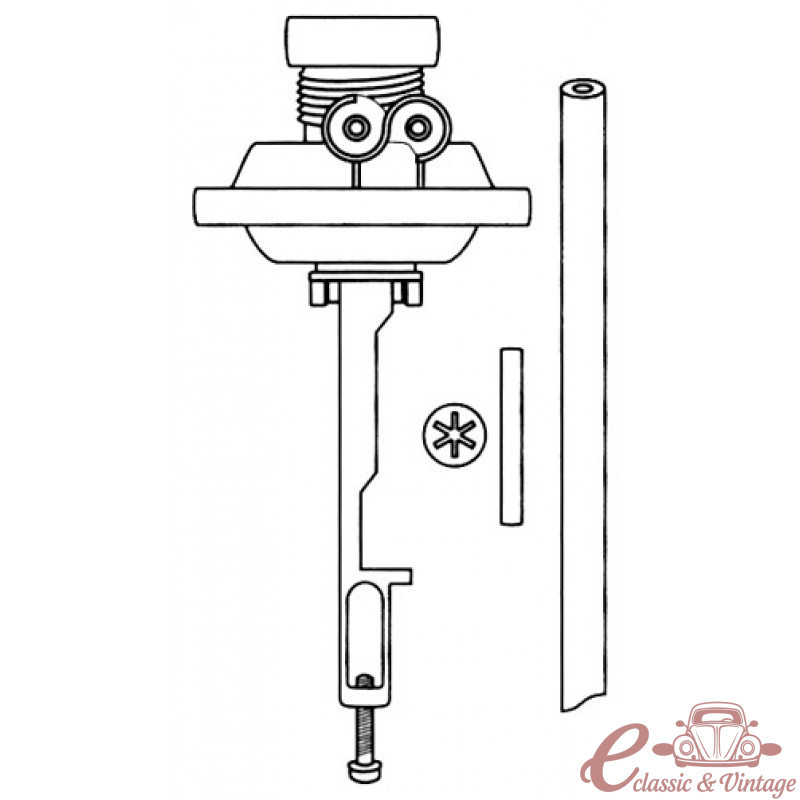 Pull-down capsule 1600-1800cc engine codes EZ 10/84- / GU 8/85- / RF / ABN