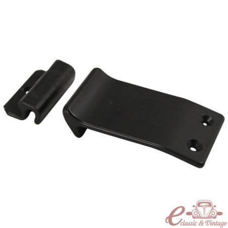 Retainer and hook for rear seat backrest attachment for VOLKSWAGEN Karmann Ghia Sedan (08/67-)