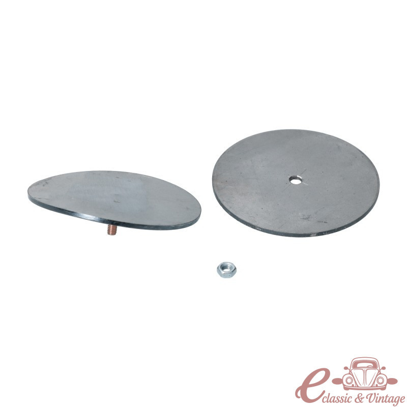 Cubierta interior y exterior para el paso de las barras de torsión traseras para VOLKSWAGEN Karmann Ghia
