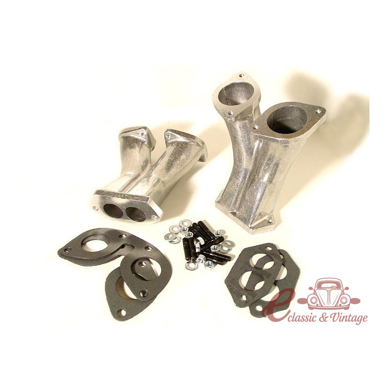 kit de 2 tubos de entrada direitos BIG BEEF para 40 carburadores IDF